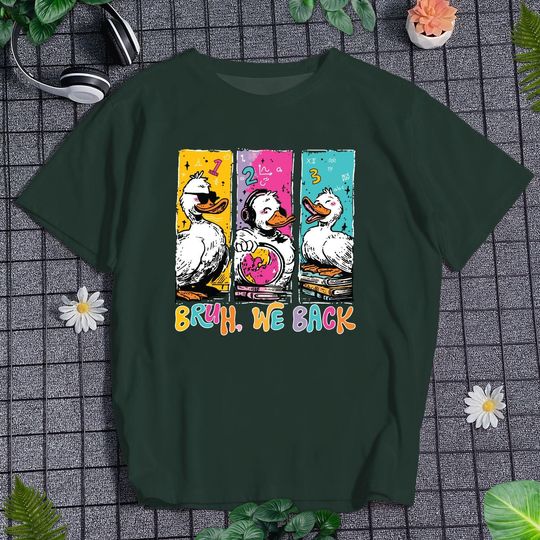 Discover Bruh We Back To School T-shirt Silly Goose 1st/2nd/3rd Grade Shirt Kids School Spirit Shirt First Day Of School Shirt Back To School Gift