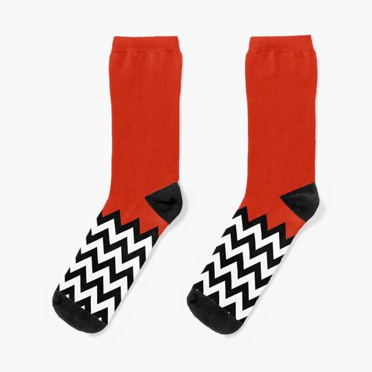 Discover Black Lodge (Twin Peaks) inspired graphic Socks
