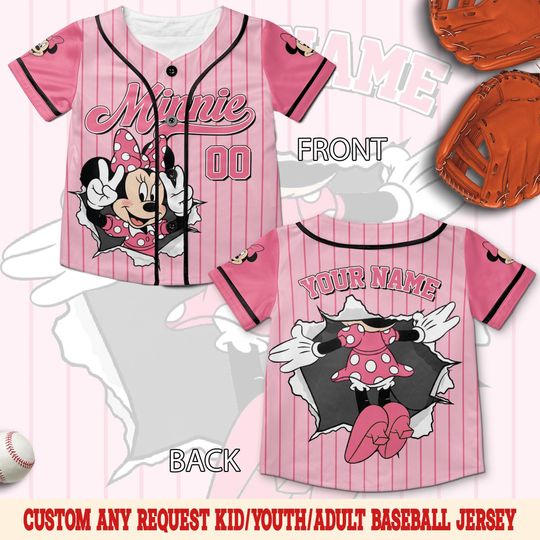 Discover Personalized Mickey Halloween Baseball Jersey, Custom Name Baby Kid Adult Spooky Mouse Baseball, Mickey And Friends Party SLZW17