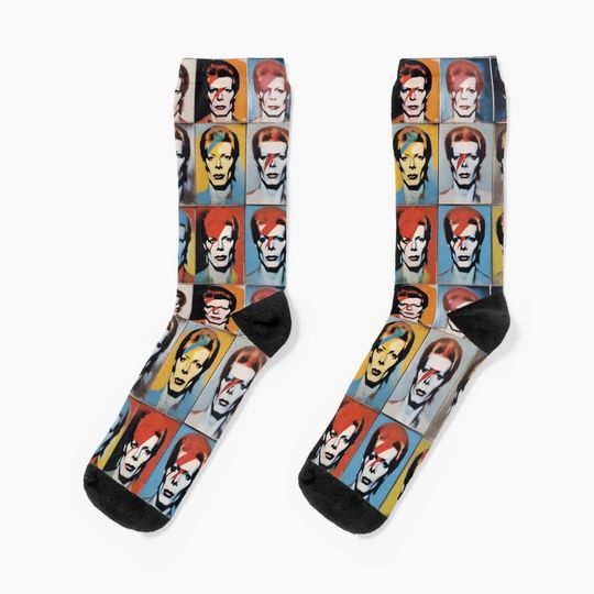 Discover Warhol Bowie Socks