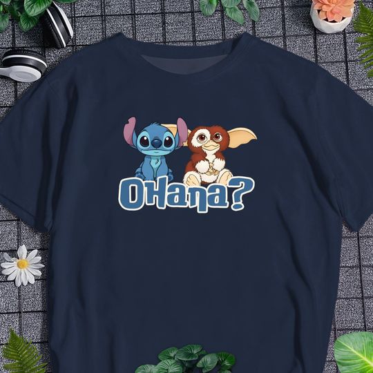 Discover Stitch Unisex T-shirt Cute Stitch Ohana Kids T-shirt Cartoon Funny T-shirt Vacation Trip Shirt And Family Trip Shirt Birthday Gift Shirt