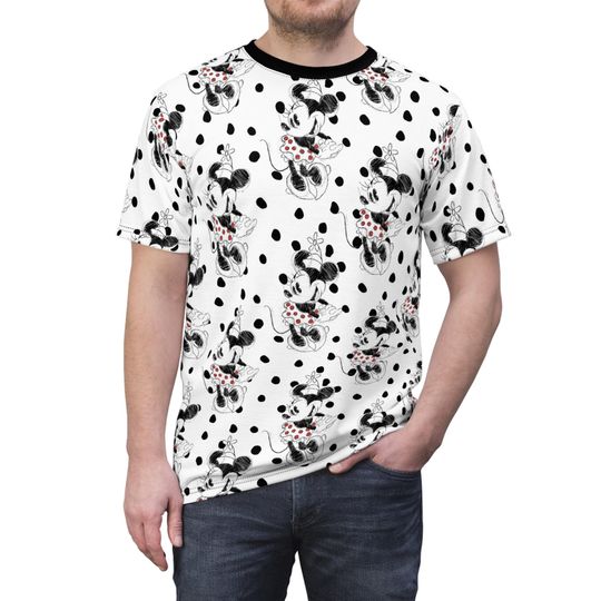 Discover Sketch of Minnie - Unisex T-Shirt (Made in USA)