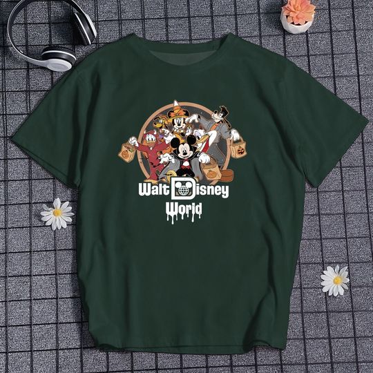 Discover Mickey And Friends Unisex Shirts Halloween Trick Or Treat Shirt Cartoon Trending Shirts Gifts