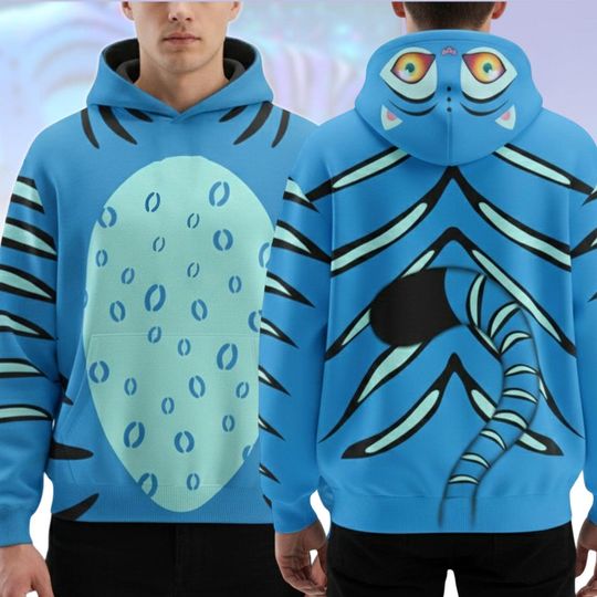 Discover Halloween Tiger Costume Hoodie Jogger, Tiger Cosplay Hoodie, Tiger Costume Hoodie, Blue Tiger, Halloween Costume Cosplay