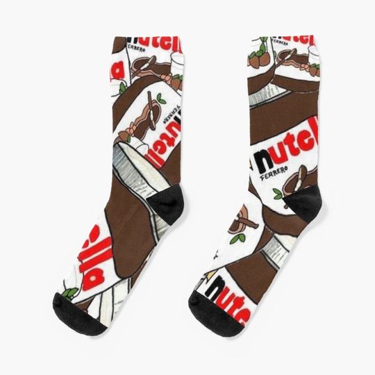 Discover  Jar of nutella chocolate Socks