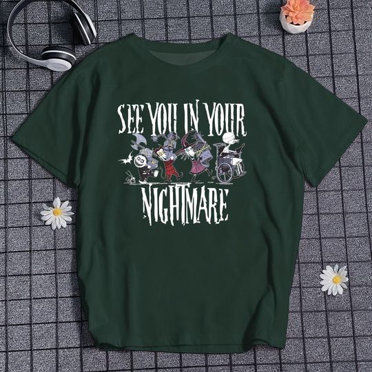 Discover Nightmare Before Squad Unisex T-Shirt, Nightmare Before Inspired Shirt, Oogie Boogie Shirt, Family Matching Tee, Halloween Shirt Gifts