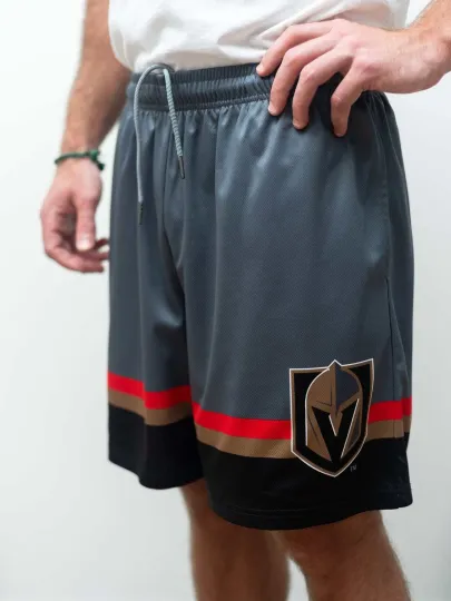 Discover Las Vegas Golden Knights Mesh Hockey Shorts