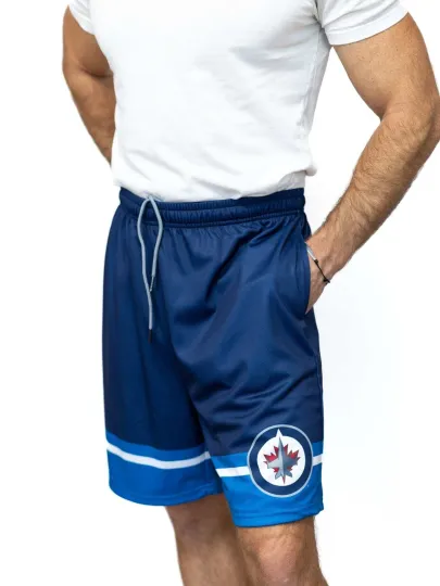 Discover Winnipeg Jets Mesh Hockey Shorts