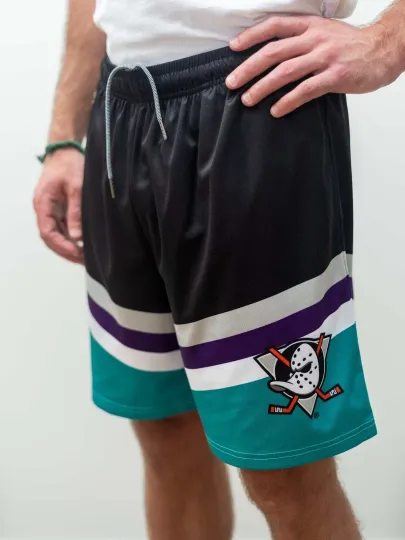 Discover Anaheim Ducks Retro Alternate Mesh Hockey Shorts