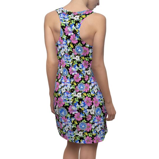 Discover Garden Whimsy - Retro Mickey & Minnie - Women's Racerback Dress (Made in USA)