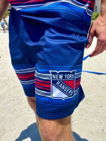 Discover New York Rangers 2024 Alternate Mesh Hockey Shorts