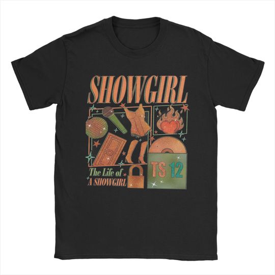 Discover Men's The Life of A Showgirl Album T Shirt