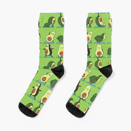 Discover Avocado Yoga Socks