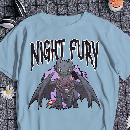 Toothless Shirt, Night Fury Shirt, HTTYD Shirt, Dragon Graphic Shirt, Toothless Dragon Inspired Shirt, Gifts