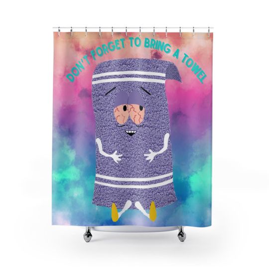 South Park Towelie Shower Curtain: Funny Cartoon Bathroom Decor