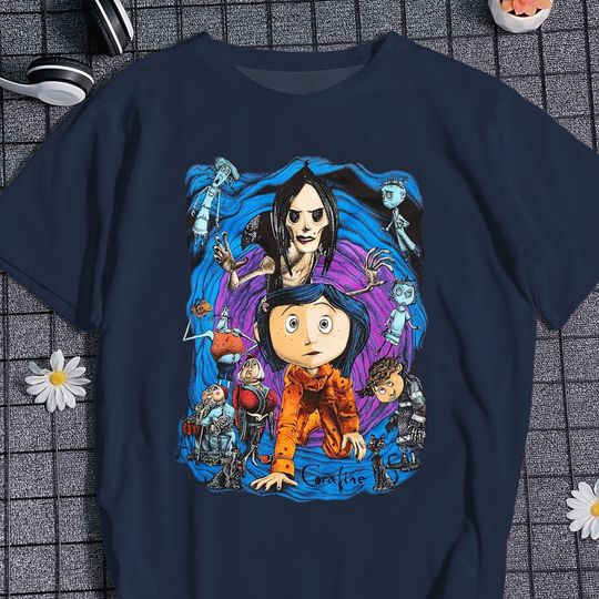 Coraline Shirt, Scary Doll Shirt, Scream Movie Shirt, Scary Movie Shirt, Movie Character Shirt, Gifts
