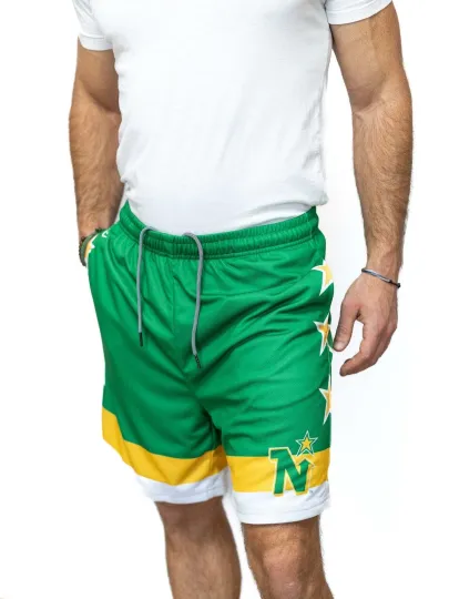 Discover Minnesota North Stars Retro Alternate Mesh Hockey Shorts