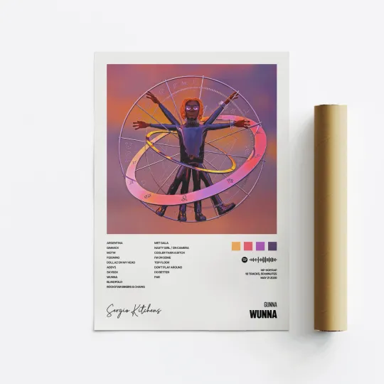 Discover Gunna Wunna Album Art Poster Music Tracklist Vertical Poster