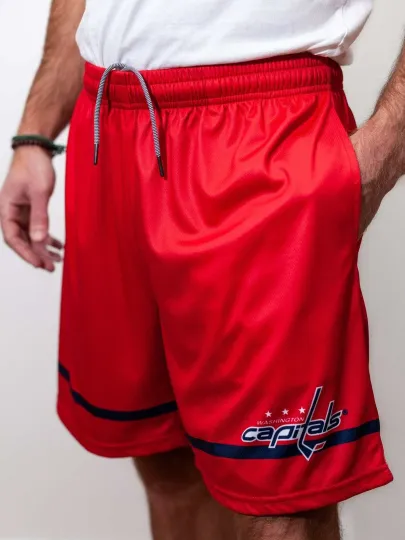 Discover Washington Capitals Mesh Hockey Shorts