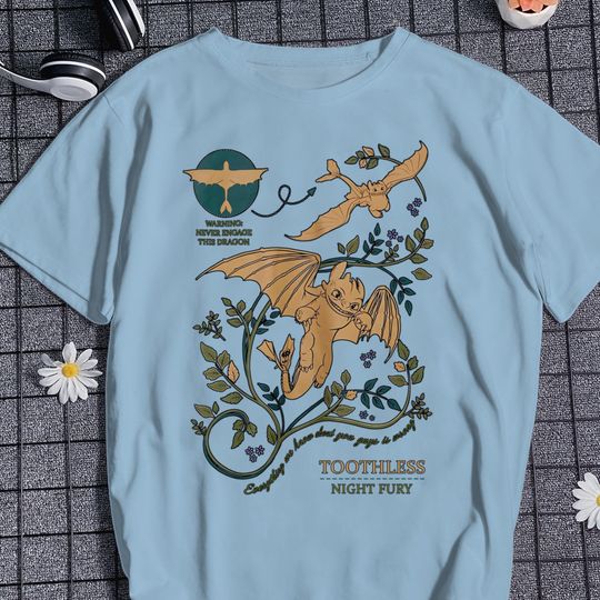 Toothless Shirt, Toothless Night Fury Shirt, HTTYD Shirt, Dragon Graphic Shirt, Toothless Dragon Inspired Shirt, Gifts