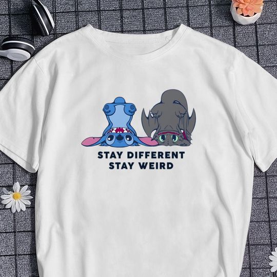 Discover Cute Stitch Shirt, Toothless Comfort Colors Shirt, HTTYD Unisex Tee, Dragon Trainer Shirt, Stay Different Shirt, Vacation Trip Shirt, Gifts