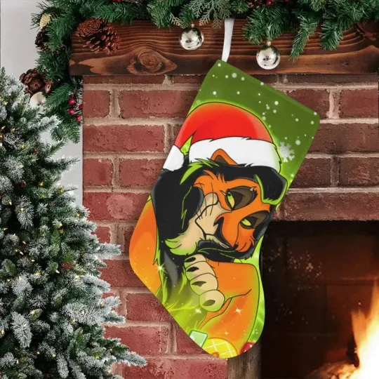 Discover Personalized Scar The Lion King Christmas Stocking Scar Villain Chimney Stocking