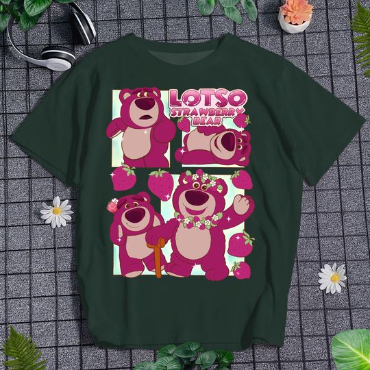 Discover Toy Story Shirt, Lotso Bear Comfort Colors Shirt, Strawberry Bear Shirt, Cartoon Characters Inspired Shirt, Gifts