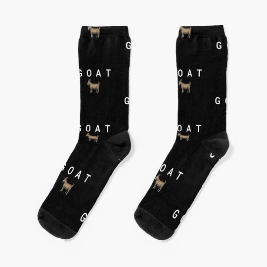 GOAT emoji Socks