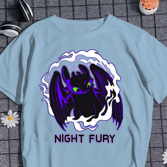 Discover Toothless Shirt, Night Fury Shirt, HTTYD Shirt, Dragon Graphic Shirt, Toothless Dragon Inspired Shirt, Gifts