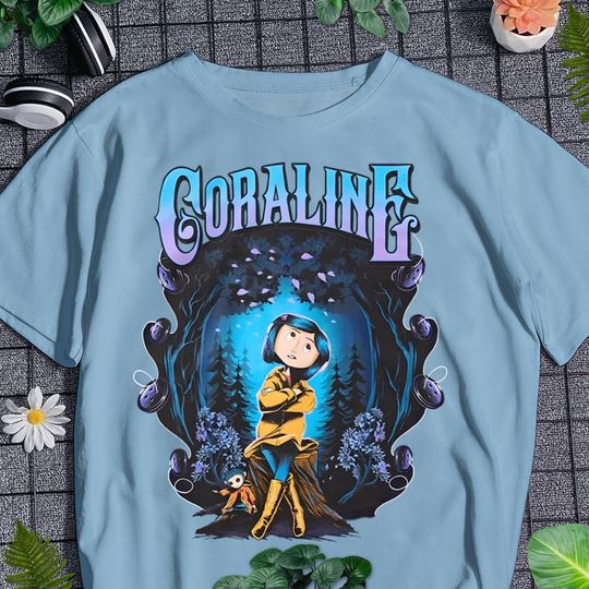 Coraline Shirt, Coraline Doll Shirt, Scream Movie Shirt, Scary Movie Shirt, Horror Movie Character Shirt, Gifts