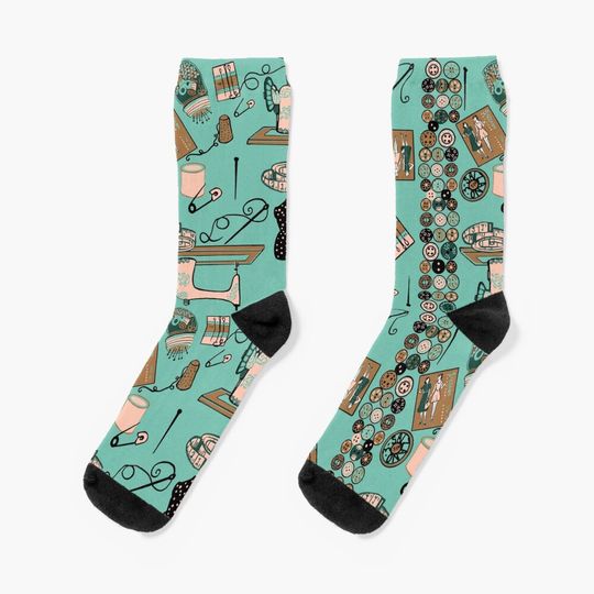 Discover Sewing Love Socks