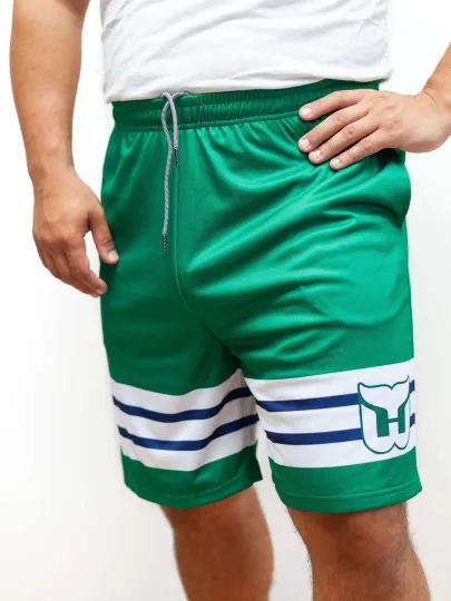 Discover Hartford Whalers Retro Alternate Mesh Hockey Shorts