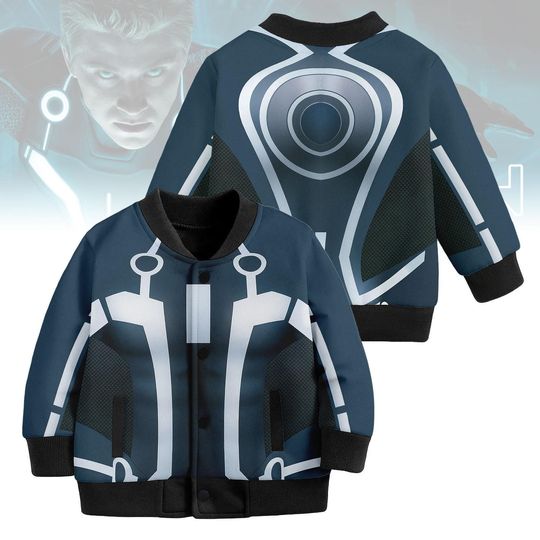 Discover Disney Tron Legacy Kids Baseball Jacket, Tron Legacy Magic Kingdom Youth Jacket, Disney World Roller Coaster Shirt, Halloween Jacket