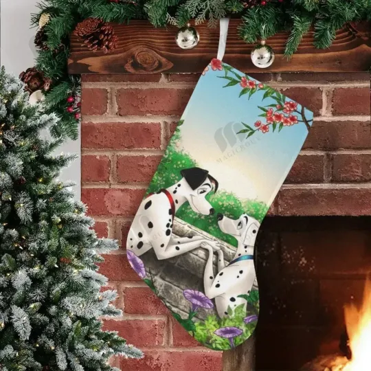 Discover Personalized 101 Dalmatians Christmas Stocking, Stocking with Name Chimney Decor