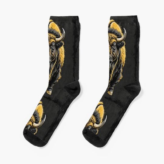 Discover Bison Socks