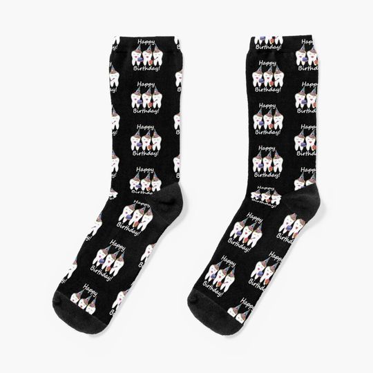 Discover Birthday Teeth Trio Socks