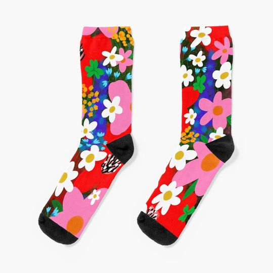 Discover Flower Power! Socks