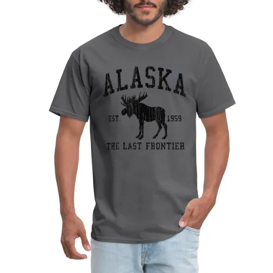 Discover Alaska - The Last Frontier Men's T-Shirt