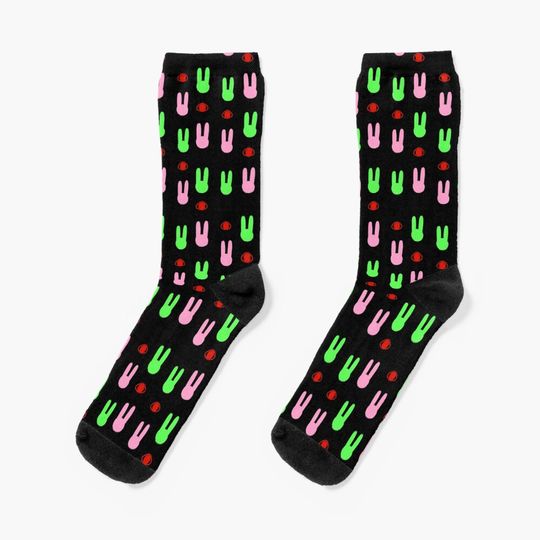 Discover The Coffin of Andy and Leyley bunnies Socks