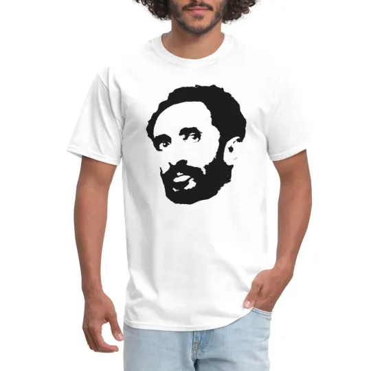 Discover Haile Selassie Portrait Men's T-Shirt