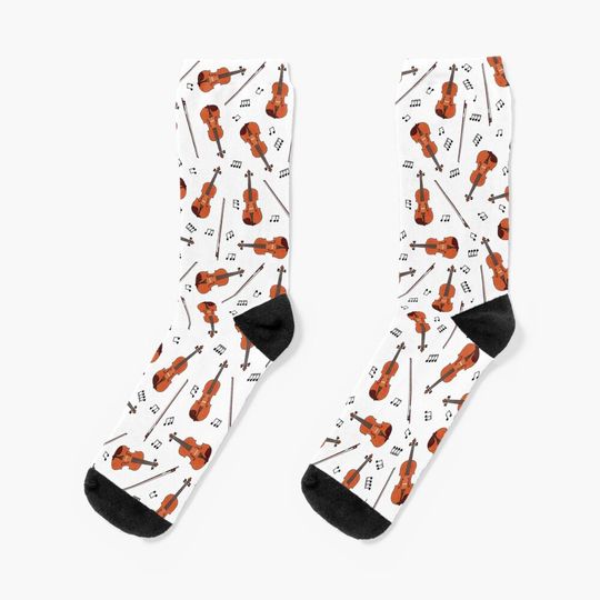 Discover Violin And music nout Socks