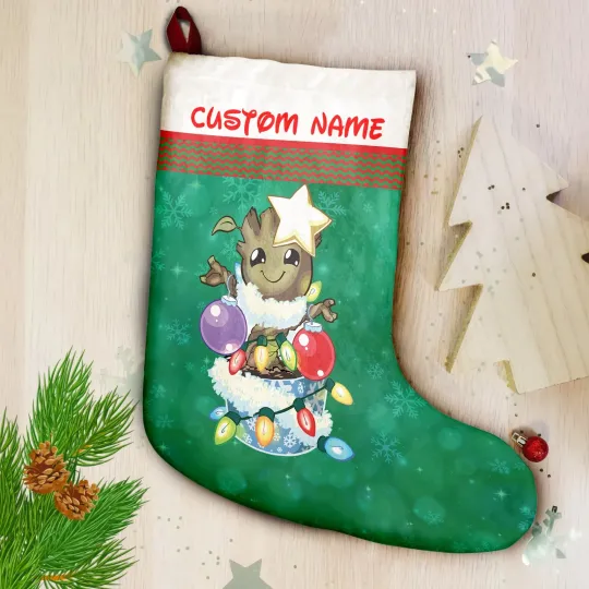 Baby Groot Christmas Stocking Groot, Star Wars Chimney Stocking Gift