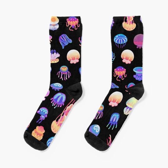 Discover Jellyfish Day Socks