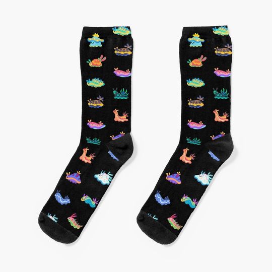 Discover Sea slug - black Socks