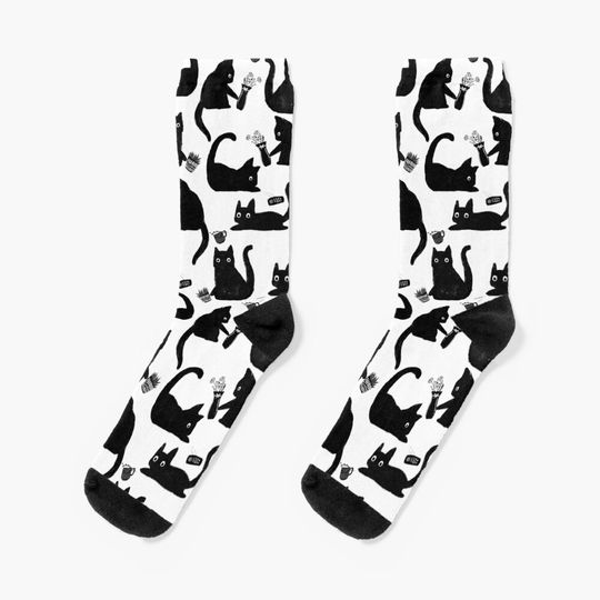 Discover Bad Cats Knocking Stuff Over Socks