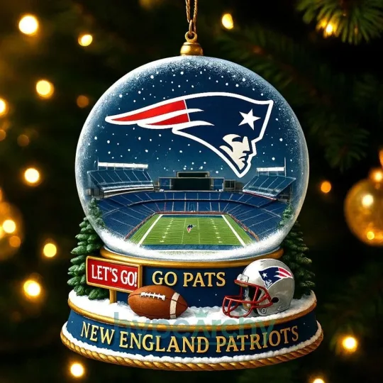 Discover Personalized New England Football Team Patriotss Christmas Ornament Gift Decor
