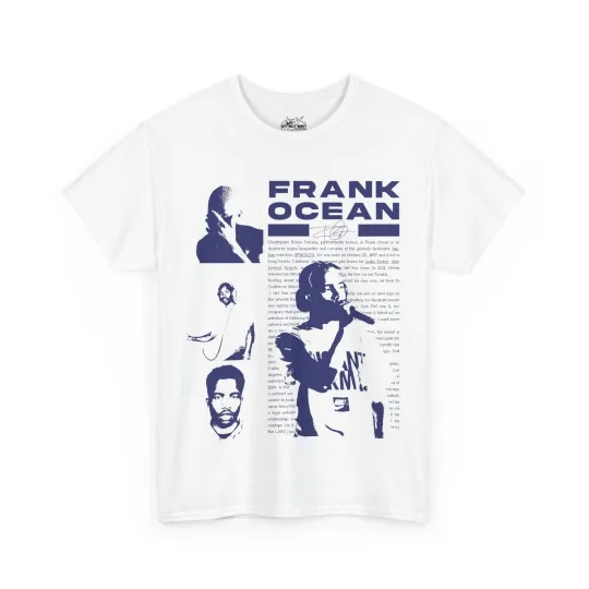 Discover Frank Ocean Silhouette Inspired Unisex Heavy Cotton Tee, Music Gift, Streetwear