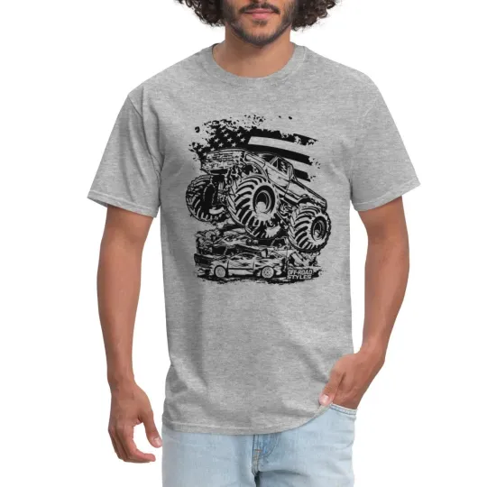 Discover Monster Truck USA Men's T-Shirt