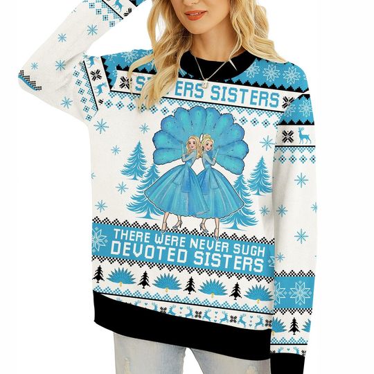Discover Haynes Sisters White Christmas Movie Ugly Sweater, Haynes Sisters Ugly Christmas Sweater