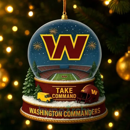 Discover Washington Football Team Commanders Christmas Ornament Gift Decor